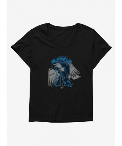 Harry Potter Ravenclaw Letterman Girls T-Shirt Plus Size $7.86 T-Shirts