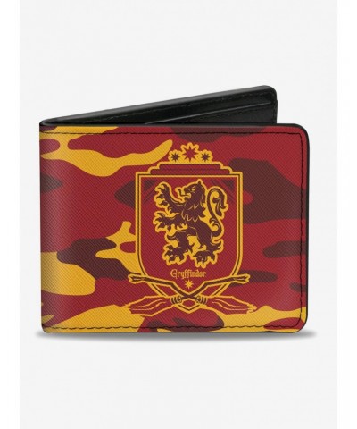 Harry Potter Gryffindor Crest Camo Bifold Wallet $6.27 Wallets