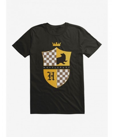 Harry Potter Hufflepuff Coat Of Arms T-Shirt $6.50 T-Shirts