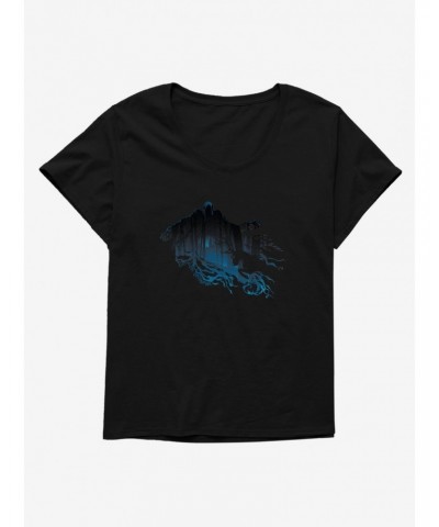Harry Potter Expecto Patronum Death Eater Outline Girls T-Shirt Plus Size $7.86 T-Shirts
