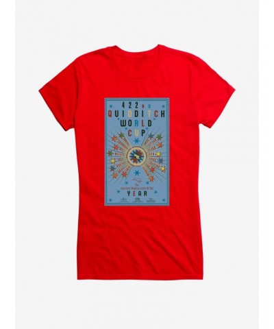 Harry Potter Quidditch World Cup Girls T-Shirt $6.37 T-Shirts