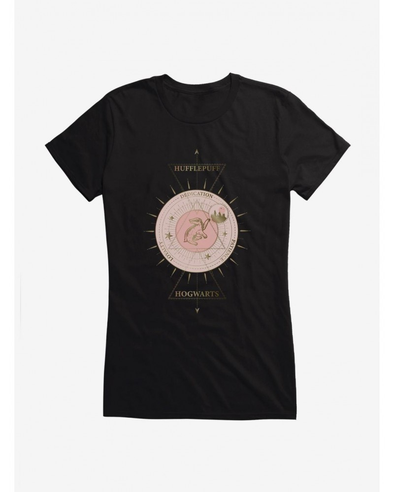 Harry Potter Hufflepuff House Christmas Constellation Girls T-Shirt $8.76 T-Shirts