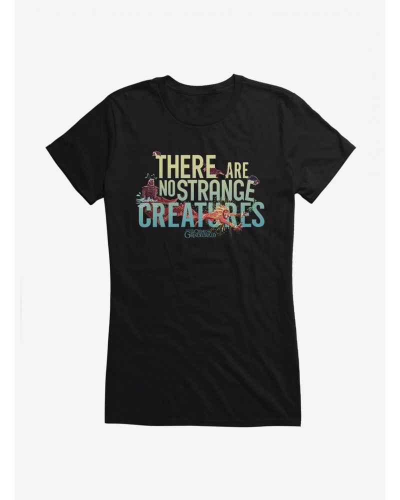 Fantastic Beasts Magical Creatures Strange Girls T-Shirt $8.76 T-Shirts