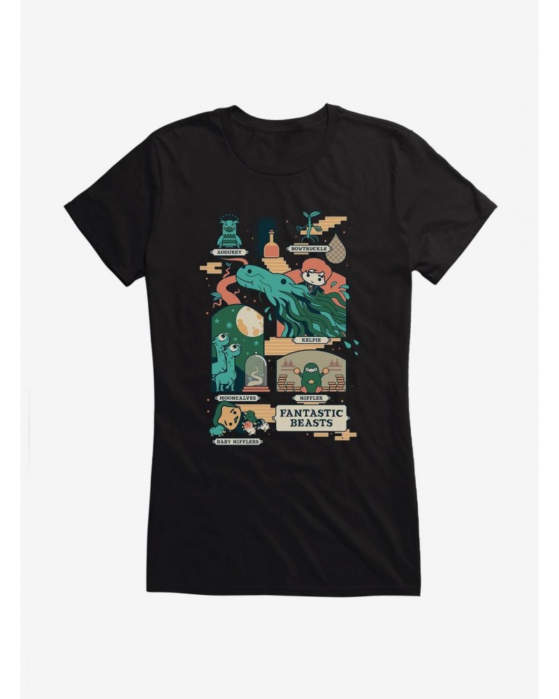 Fantastic Beasts Beastly Friends Girls T-Shirt $8.57 T-Shirts