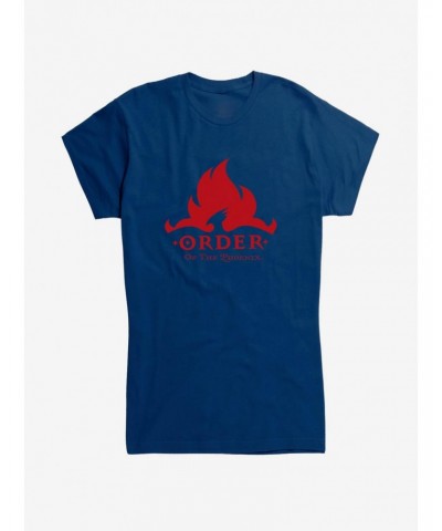 Harry Potter Order of The Phoenix Outline Girls T-Shirt $9.56 T-Shirts