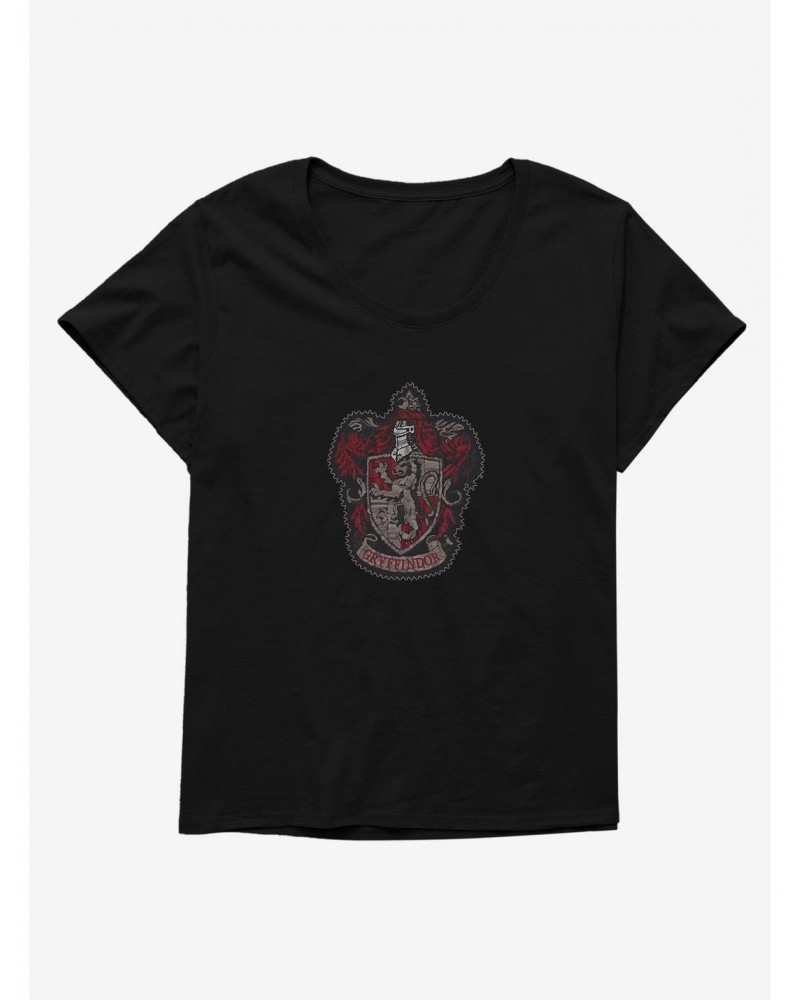 Harry Potter Gryffindor Patch Girls T-Shirt Plus Size $10.64 T-Shirts