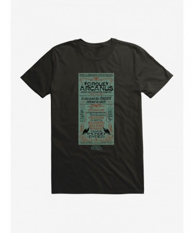 Fantastic Beasts Cirque Arcanus Poster T-Shirt $7.84 T-Shirts