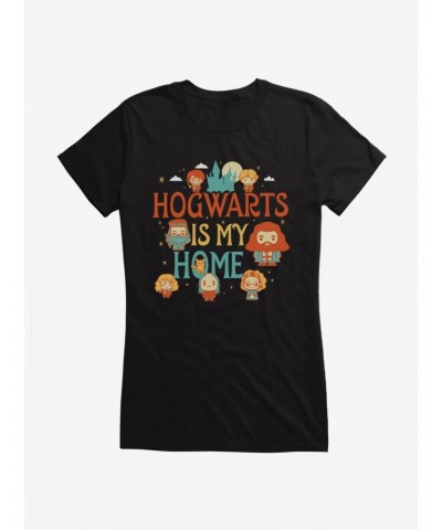 Harry Potter Hogwarts Is My Home Girls T-Shirt $7.17 T-Shirts