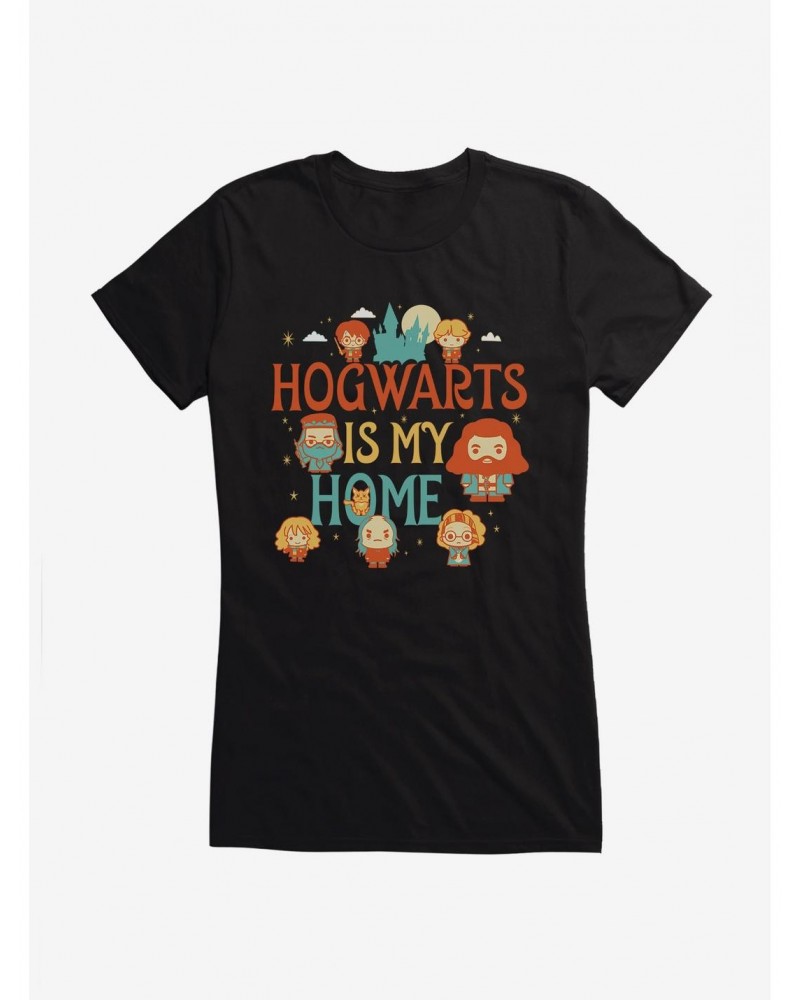 Harry Potter Hogwarts Is My Home Girls T-Shirt $7.17 T-Shirts