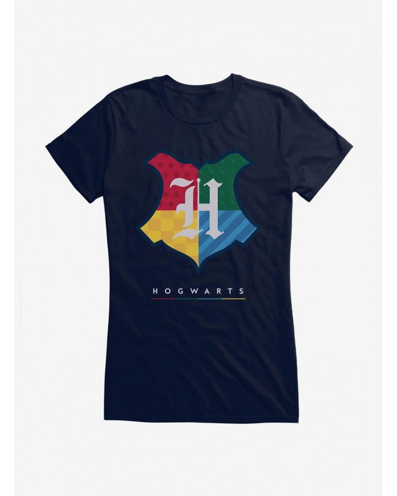 Harry Potter Hogwarts School Shield Girls T-Shirt $5.98 T-Shirts