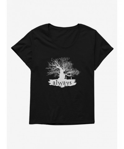 Harry Potter Silhouette Always Girls T-Shirt Plus Size $9.25 T-Shirts