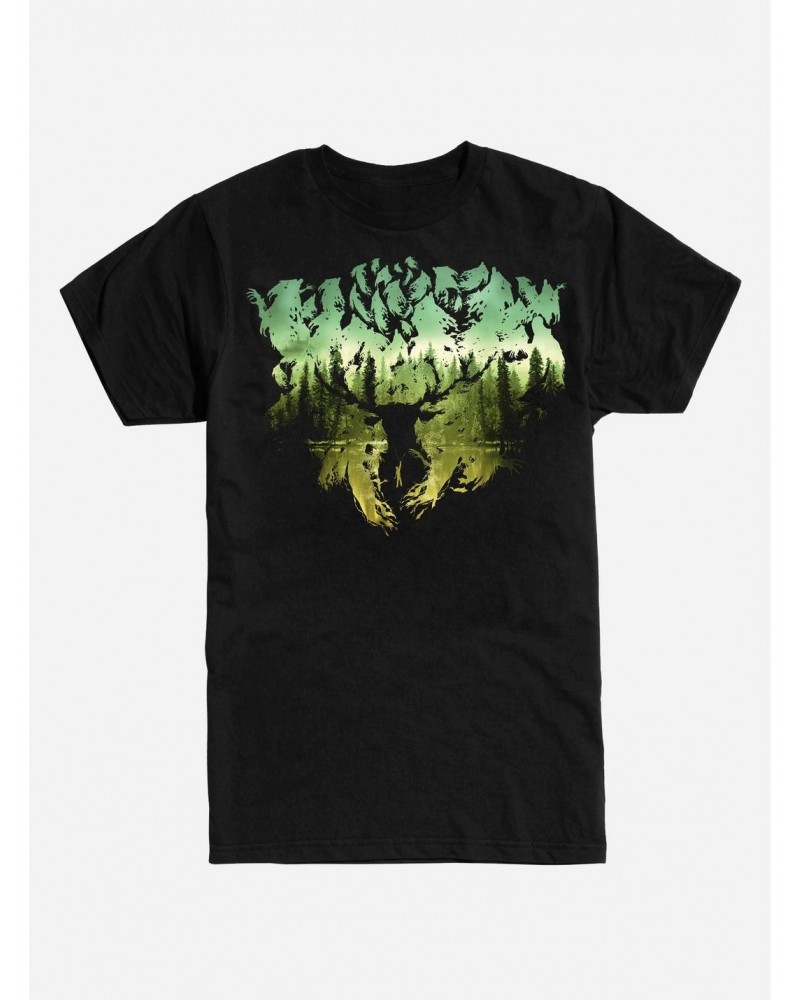 Harry Potter Forest Patronus T-Shirt $7.46 T-Shirts