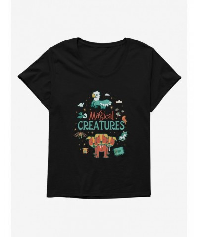 Harry Potter Magical Creatures Girls T-Shirt Plus Size $8.79 T-Shirts
