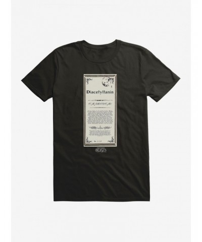 Fantastic Beasts Herbology Diacetyltanin Script T-Shirt $6.12 T-Shirts