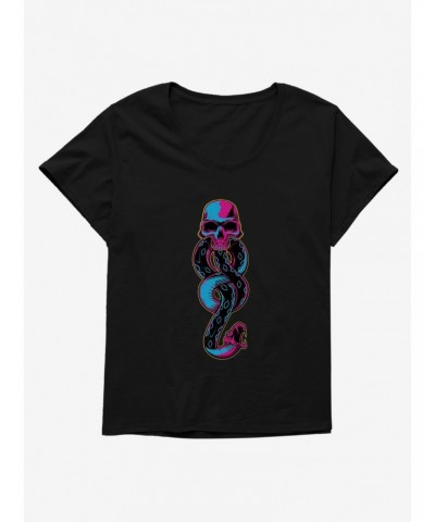 Harry Potter Psychadelic Dark Mark Girls T-Shirt Plus Size $9.02 T-Shirts