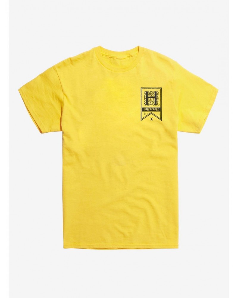 Harry Potter Hufflepuff House Banner T-Shirt $8.99 T-Shirts