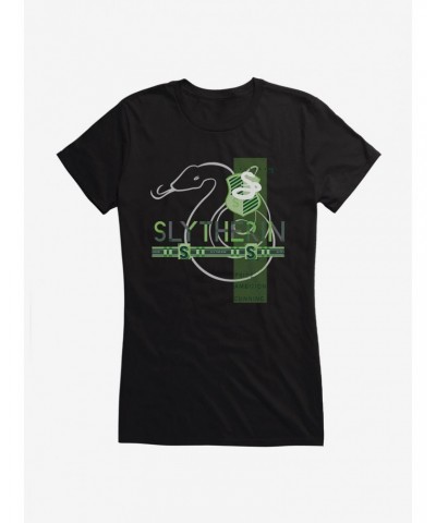 Harry Potter Slytherin Icons Girls T-Shirt $7.57 T-Shirts