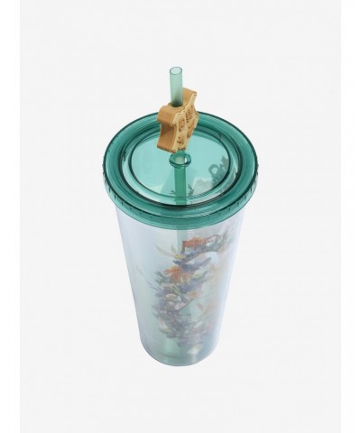 Harry Potter Hogwarts Floral Acrylic Travel Cup $5.27 Cups