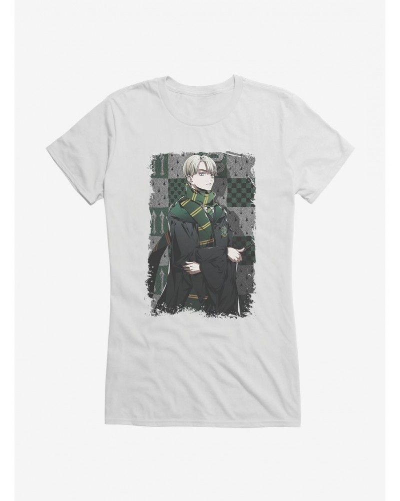 Harry Potter Draco Anime Style Girls T-Shirt $8.76 T-Shirts