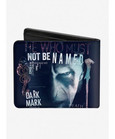 Harry Potter Lord Voldemort Face He Who Must Not Be Named Bifold Wallet $9.41 Wallets