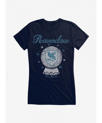 Harry Potter Snow Globe Ravenclaw Girls T-Shirt $8.76 T-Shirts