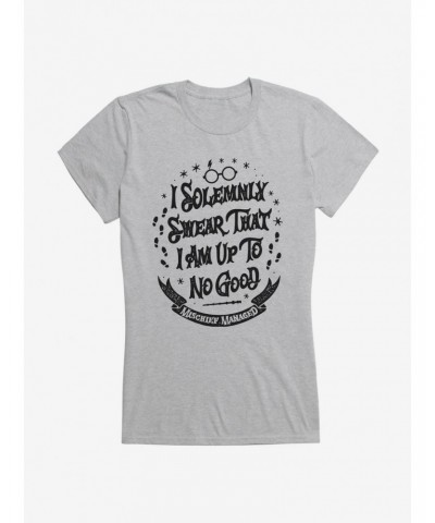 Harry Potter Solemnly Swear No Good Girls T-Shirt $9.16 T-Shirts
