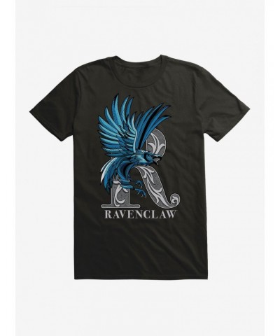 Harry Potter Ravenclaw Classic Geometric Letter T-Shirt $8.22 T-Shirts