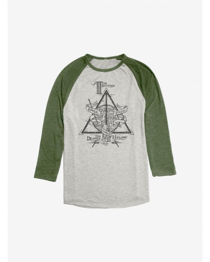 Harry Potter The Deathly Hallows Raglan $8.09 Raglans