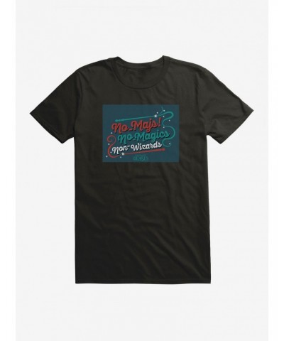 Fantastic Beasts No-Majs! No-Magics Non-Wizards T-Shirt $8.60 T-Shirts