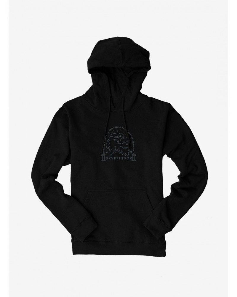 Harry Potter Gryffindor House Saying Hoodie $16.88 Hoodies