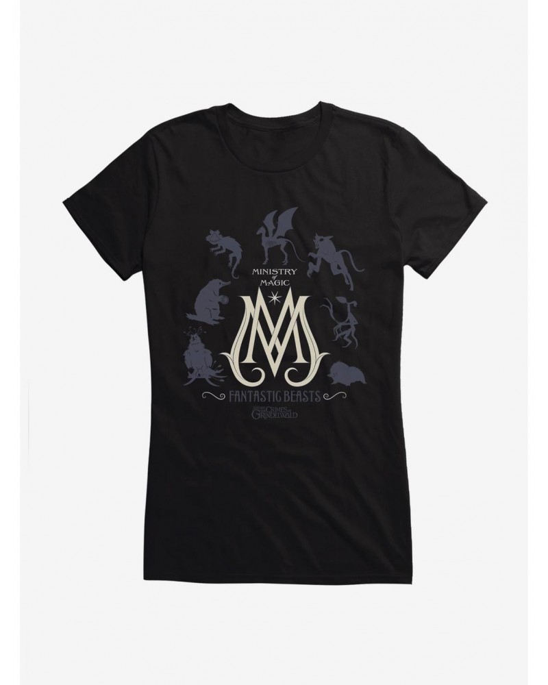 Fantastic Beasts Ministry of Magic Girls T-Shirt $7.57 T-Shirts