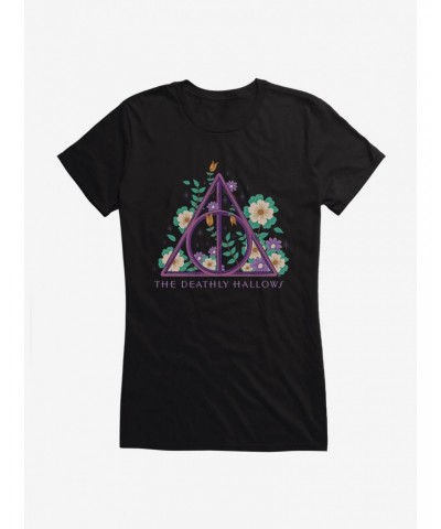 Harry Potter Deathly Hallows Girls T-Shirt $8.57 T-Shirts