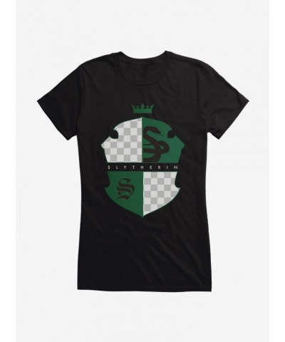 Harry Potter Slytherin Coat Of Arms Girls T-Shirt $6.97 T-Shirts