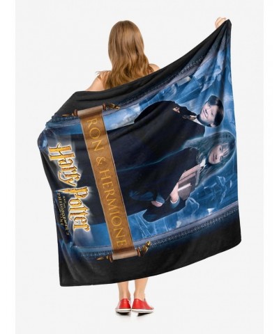 Harry Potter Ron And Hermione Throw Blanket $21.56 Blankets