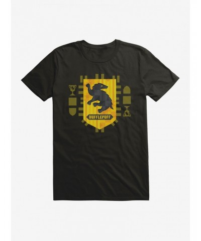 Harry Potter Hufflepuff House Shield T-Shirt $7.84 T-Shirts