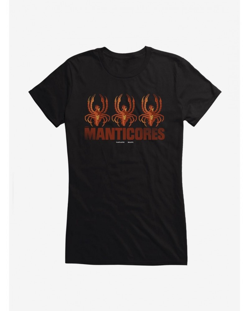 Fantastic Beasts Manticores Girls T-Shirt $6.77 T-Shirts