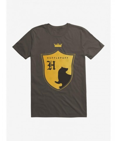 Harry Potter Hufflepuff H Crest T-Shirt $7.65 T-Shirts