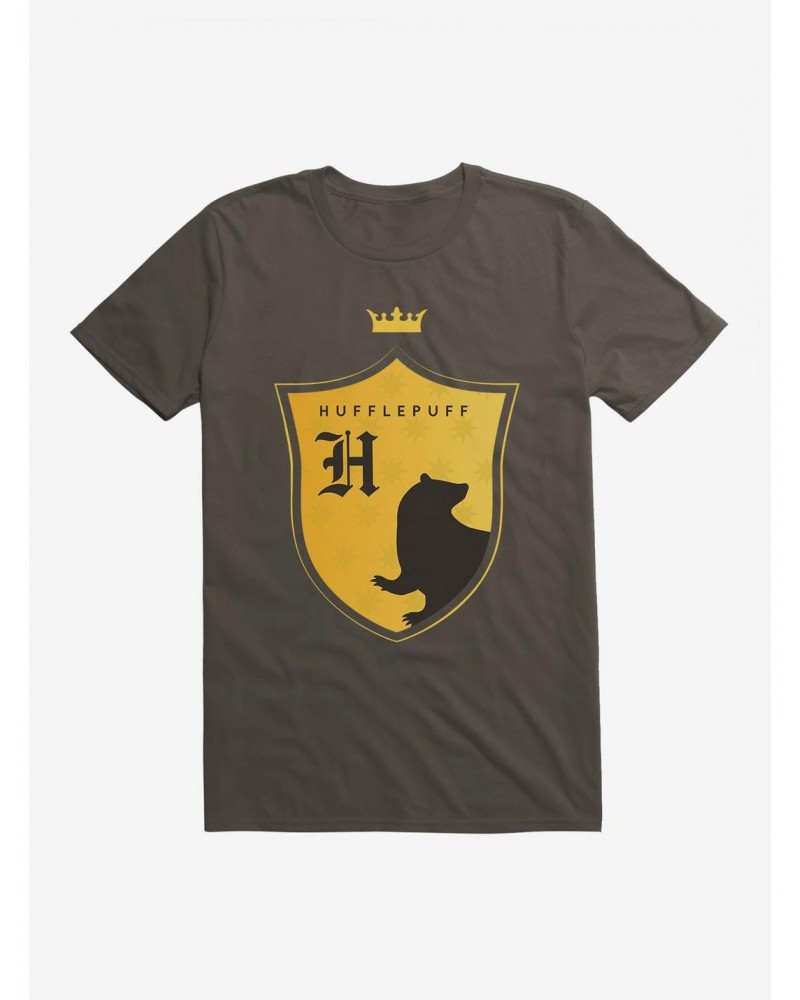 Harry Potter Hufflepuff H Crest T-Shirt $7.65 T-Shirts