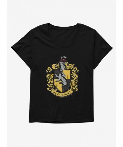 Harry Potter Hufflepuff Pastel Girls T-Shirt Plus Size $8.79 T-Shirts