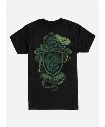 Harry Potter Slytherin Crest T-Shirt $9.56 T-Shirts