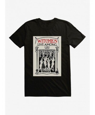 Fantastic Beasts Witches Live Among Us T-Shirt $6.69 T-Shirts
