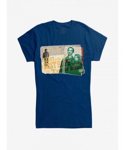 Harry Potter The Best Hope We Have Collage Girls T-Shirt $9.56 T-Shirts