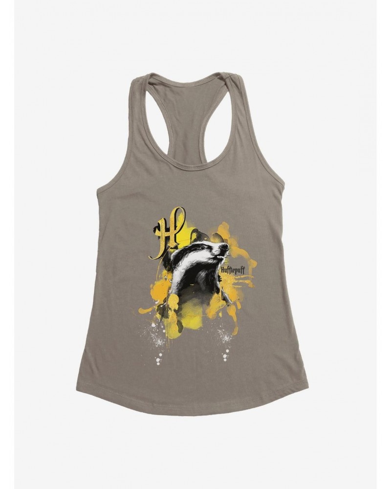 Harry Potter Hufflepuff Logo Girls Tank $9.76 Tanks