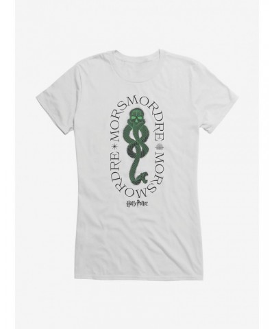Harry Potter Morsmordre Death Eater Dark Mark Girls T-Shirt $6.97 T-Shirts