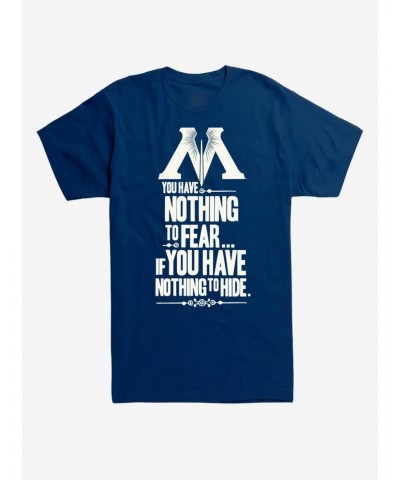 Harry Potter Nothing To Fear T-Shirt $6.12 T-Shirts