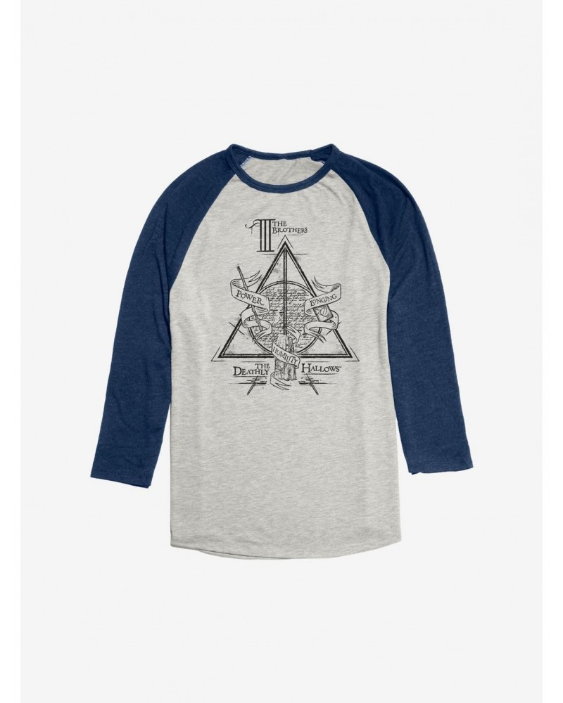 Harry Potter The Deathly Hallows Raglan $10.64 Raglans