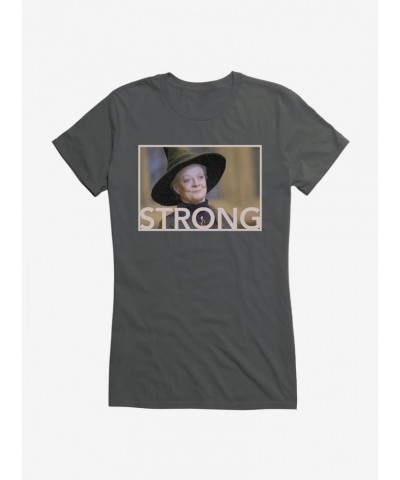 Harry Potter Strong Minerva Girls T-Shirt $7.37 T-Shirts