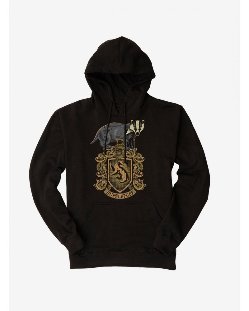 Harry Potter Hufflepuff Logo Hoodie $12.57 Hoodies