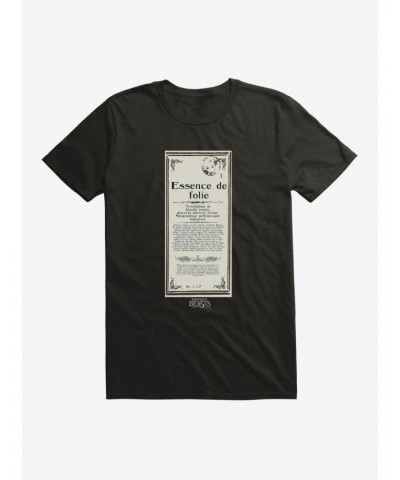 Fantastic Beasts Herbology Essence de Folie Script T-Shirt $8.03 T-Shirts