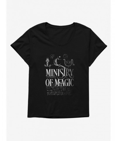 Harry Potter Ministry Of Magic Icons Girls T-Shirt Plus Size $8.09 T-Shirts